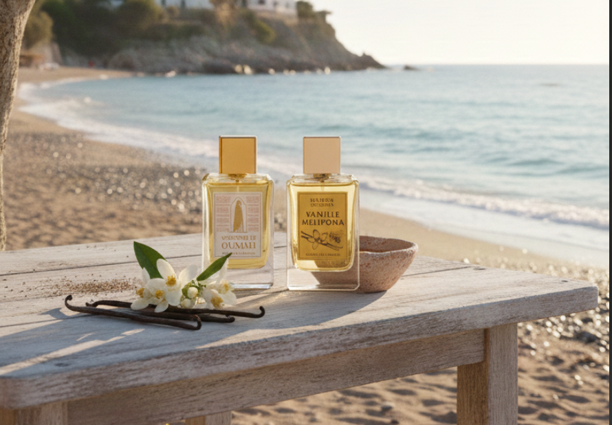 parfums maison sensara sur la plage 